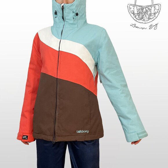Billabong Jackets & Blazers - Billabong / Ski Snowboard Insulated Jacket / Color Blue White Orange Brown / Siz